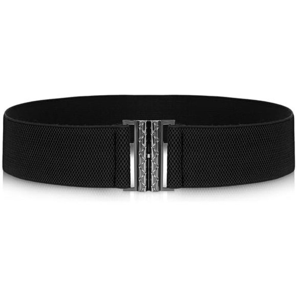 Wide Stretchy Belts for Women, Vintage Elastic Waist Belts Adjustable - Picture 8 of 8